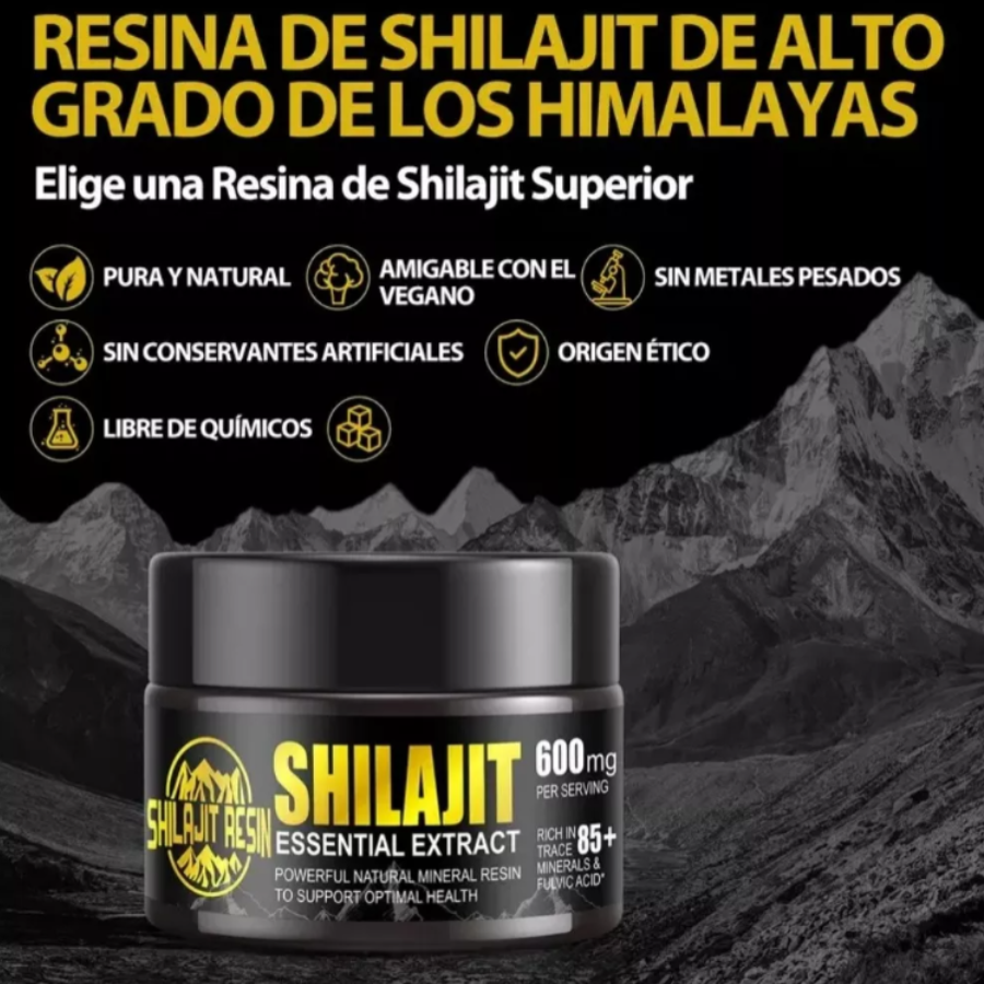 Shilajit Resina 50g Suplemento Natural Energizante