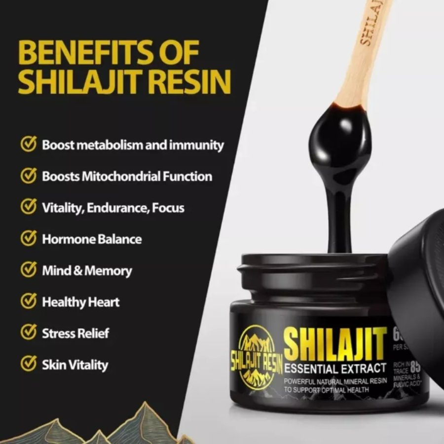 Shilajit Resina 50g Suplemento Natural Energizante