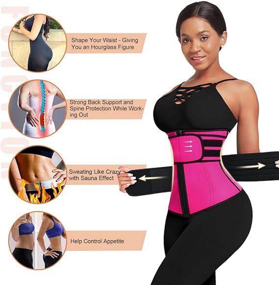 Faja Térmica Reductora de Neopreno con Bandas Elásticas