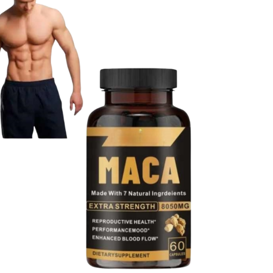 Maca Negra 8050 mg – 60 Cápsulas Suplemento Testosterona